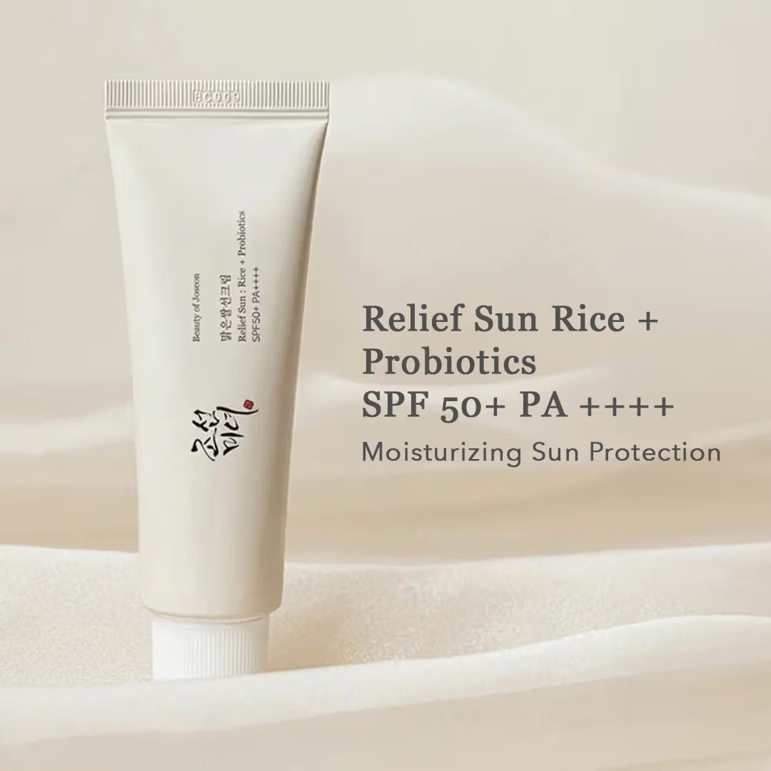 Beauty Of Joseon Relief Sunscreen Rice + Probiotics SPF 50+ PA++++ Bestseller Korean Sunscreen (50 ml)
