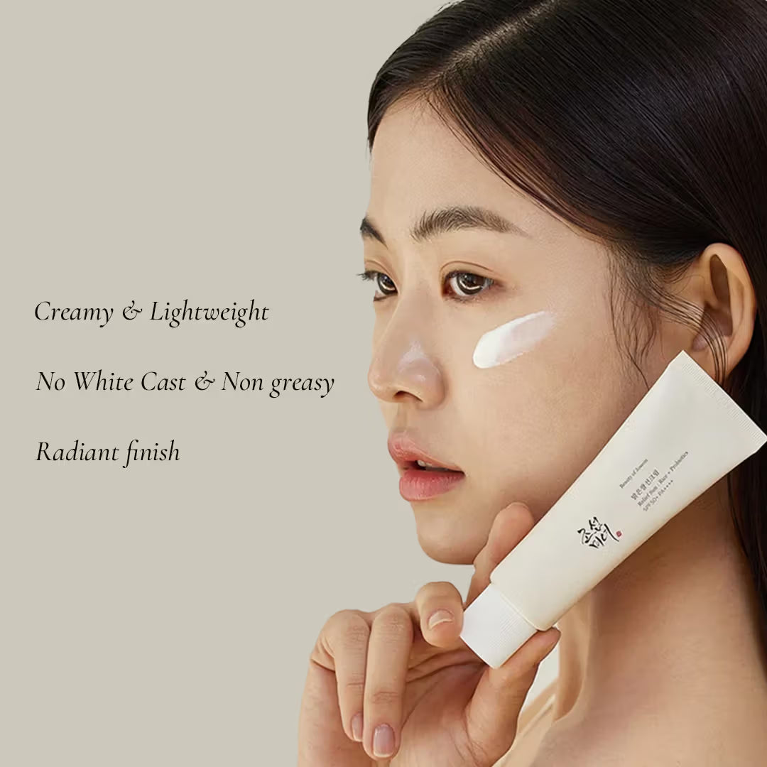 Beauty Of Joseon Relief Sunscreen Rice + Probiotics SPF 50+ PA++++ Bestseller Korean Sunscreen (50 ml)